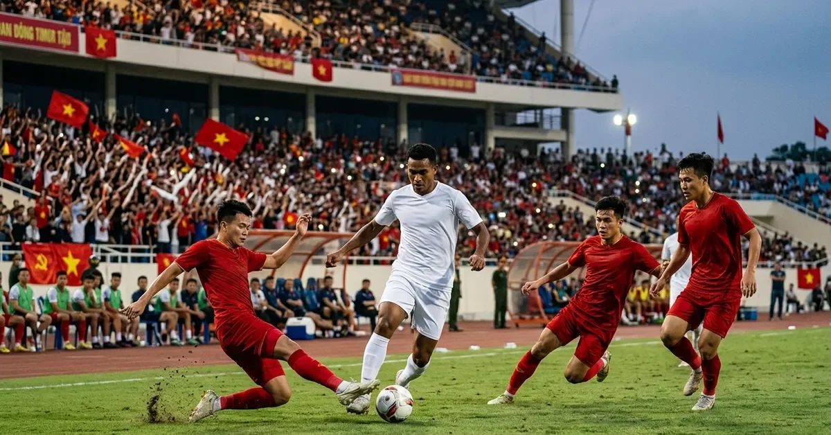 Hai đội Việt Nam, Đông Timor cùng tung ra đội hình mạnh nhất